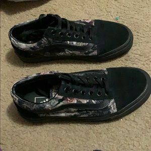 Vans old skool floral sneaker